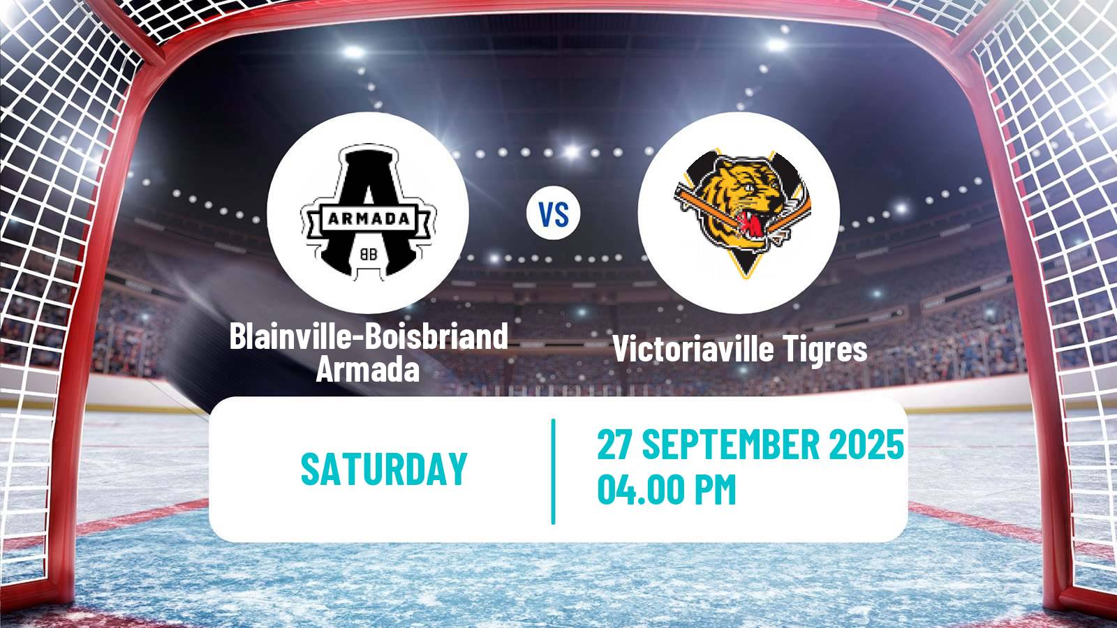 Hockey QMJHL Blainville-Boisbriand Armada - Victoriaville Tigres