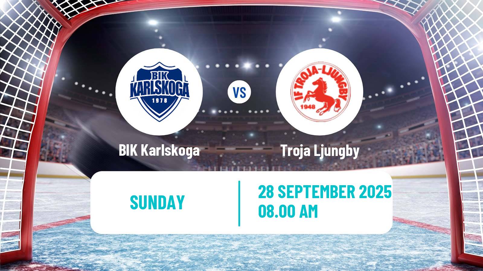 Hockey Swedish Hockey Allsvenskan BIK Karlskoga - Troja Ljungby