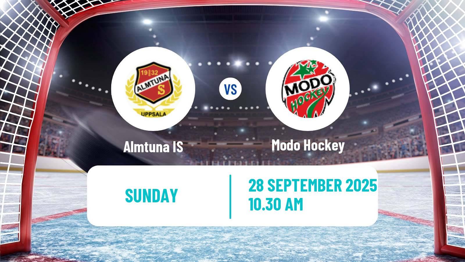 Hockey Swedish Hockey Allsvenskan Almtuna IS - Modo