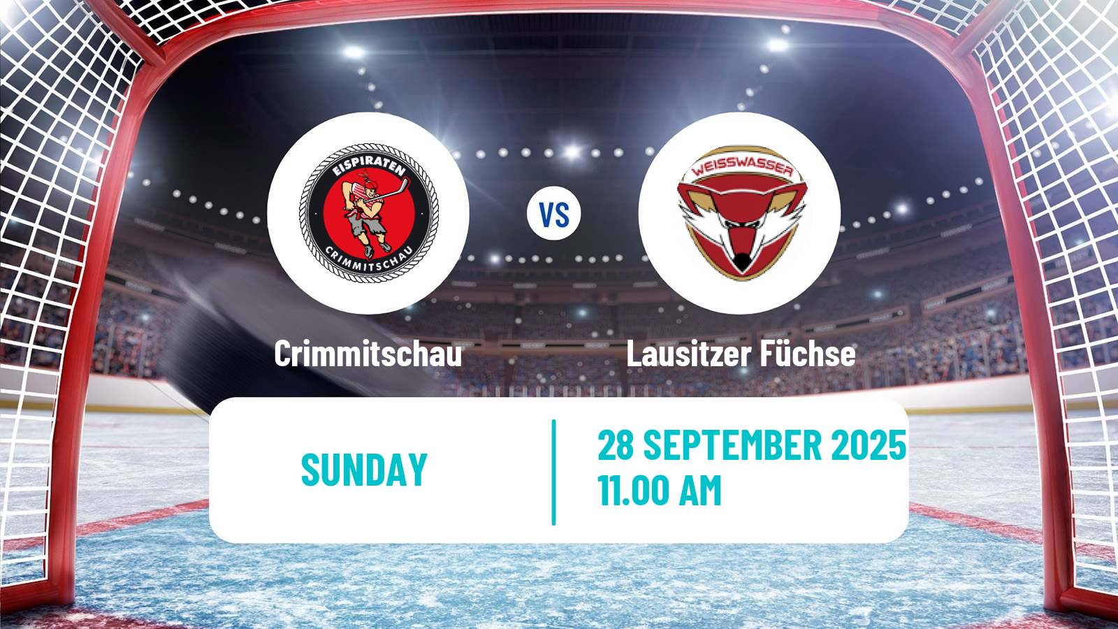Hockey German DEL2 Crimmitschau - Lausitzer Füchse