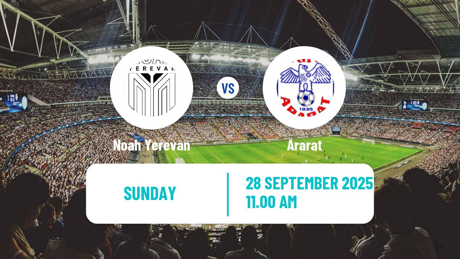 Soccer Armenian Premier League Noah Yerevan - Ararat