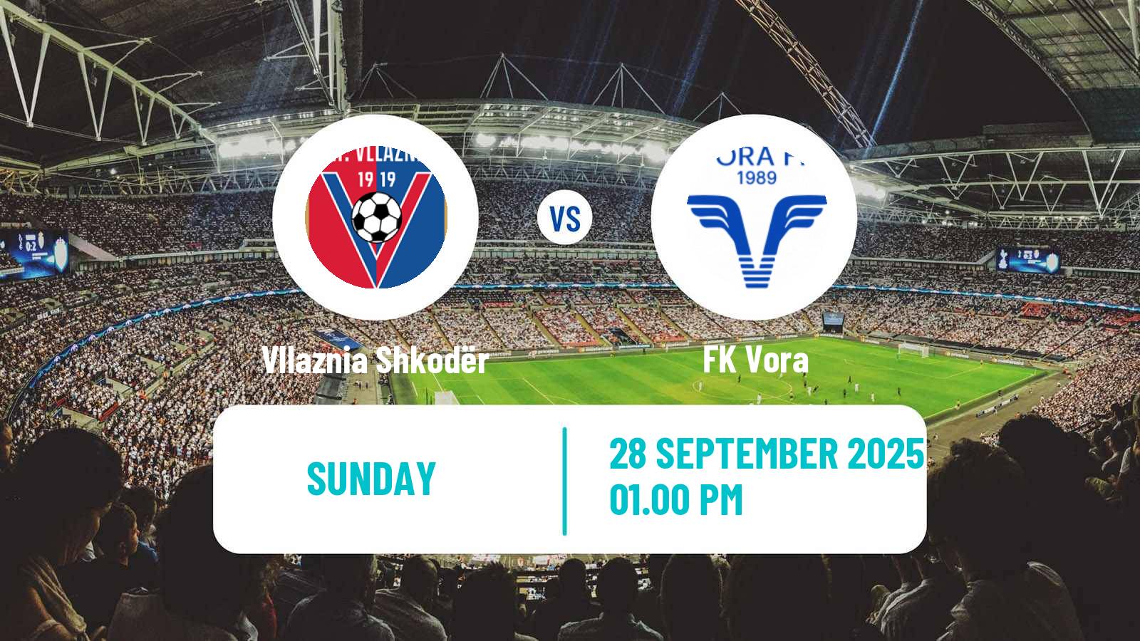 Soccer Albanian Super League Vllaznia Shkodër - Vora