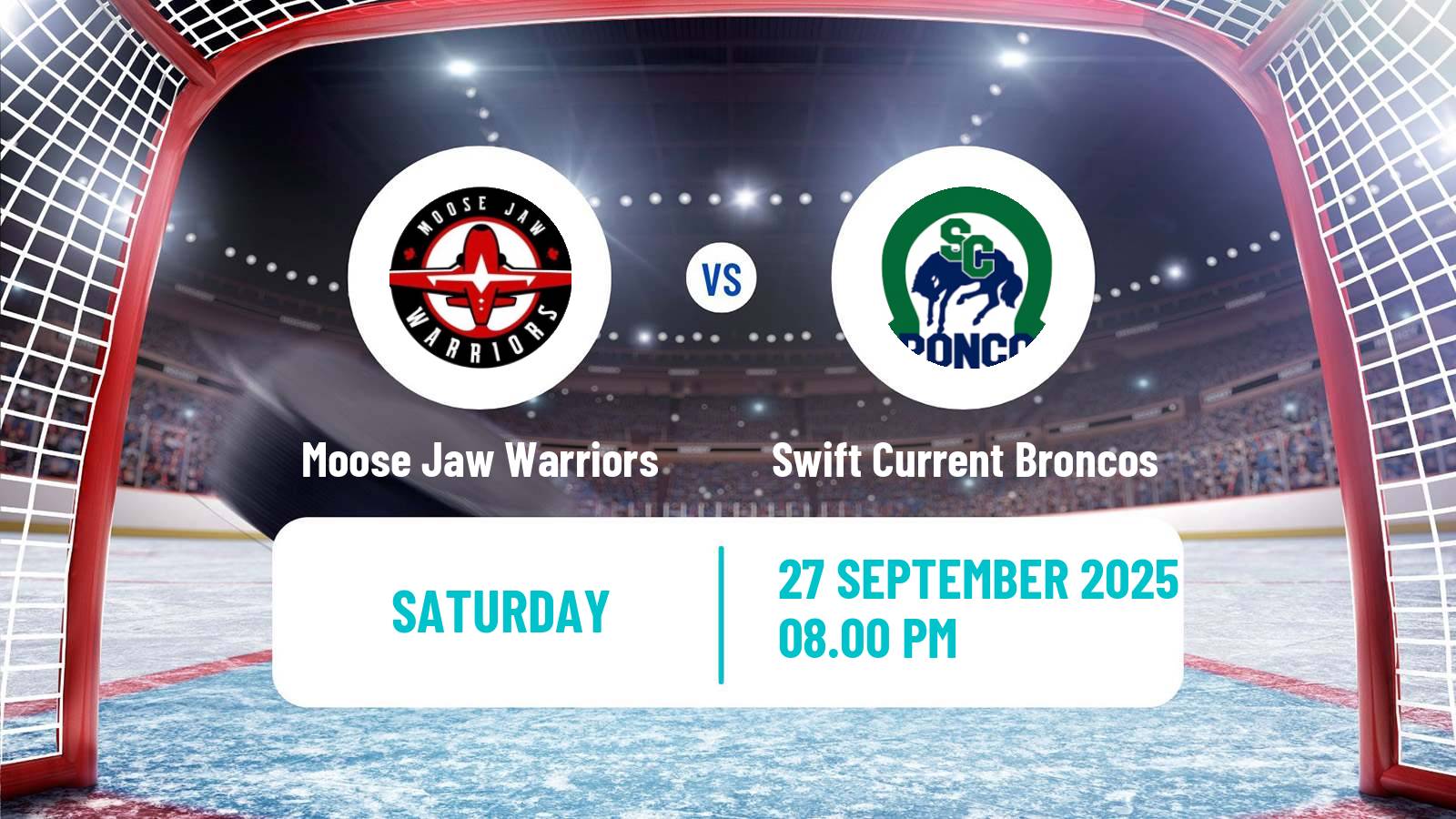 Hockey WHL Moose Jaw Warriors - Swift Current Broncos