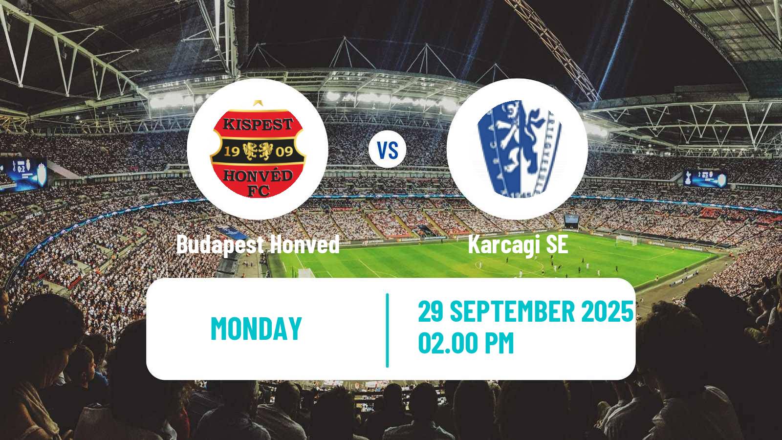Soccer Hungarian NB II Budapest Honved - Karcag