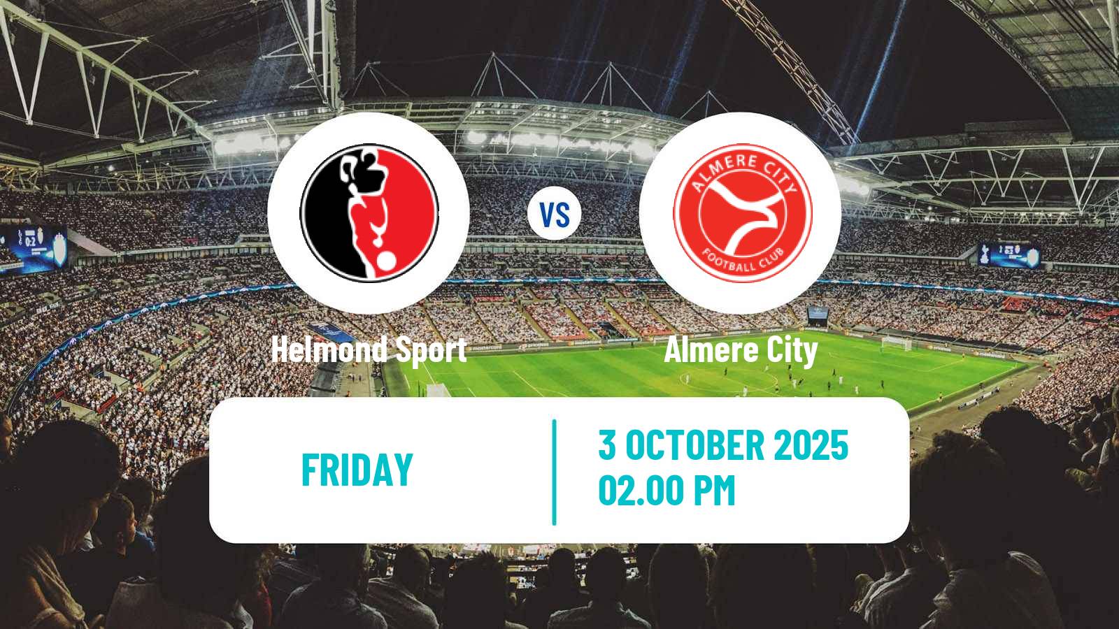 Soccer Dutch Eerste Divisie Helmond Sport - Almere City
