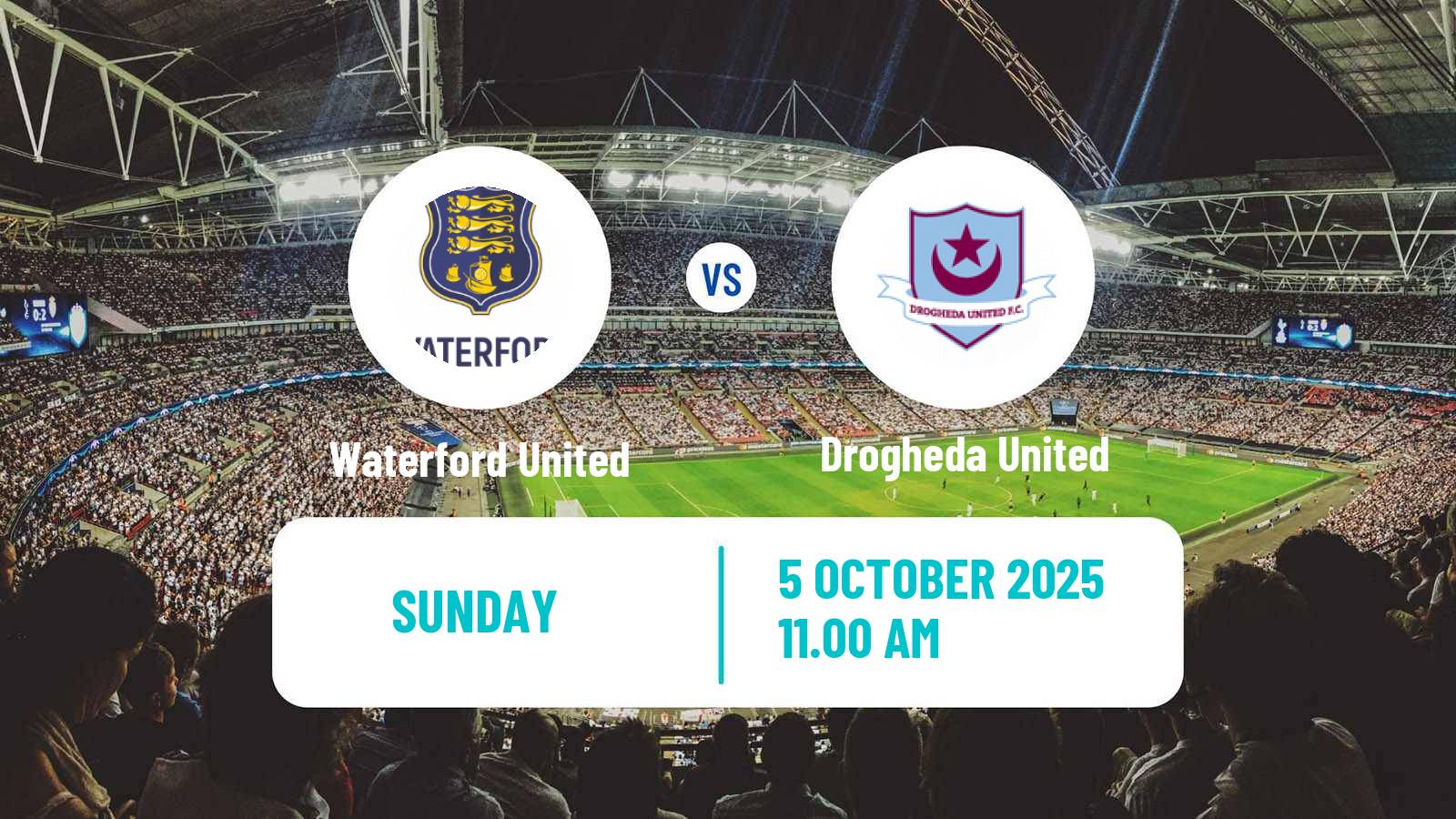 Soccer Irish Premier Division Waterford United - Drogheda United