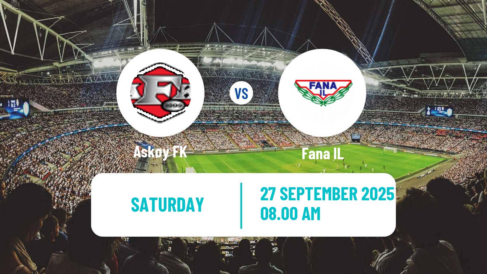Soccer Norwegian Division 3 - Group 4 Askøy - Fana