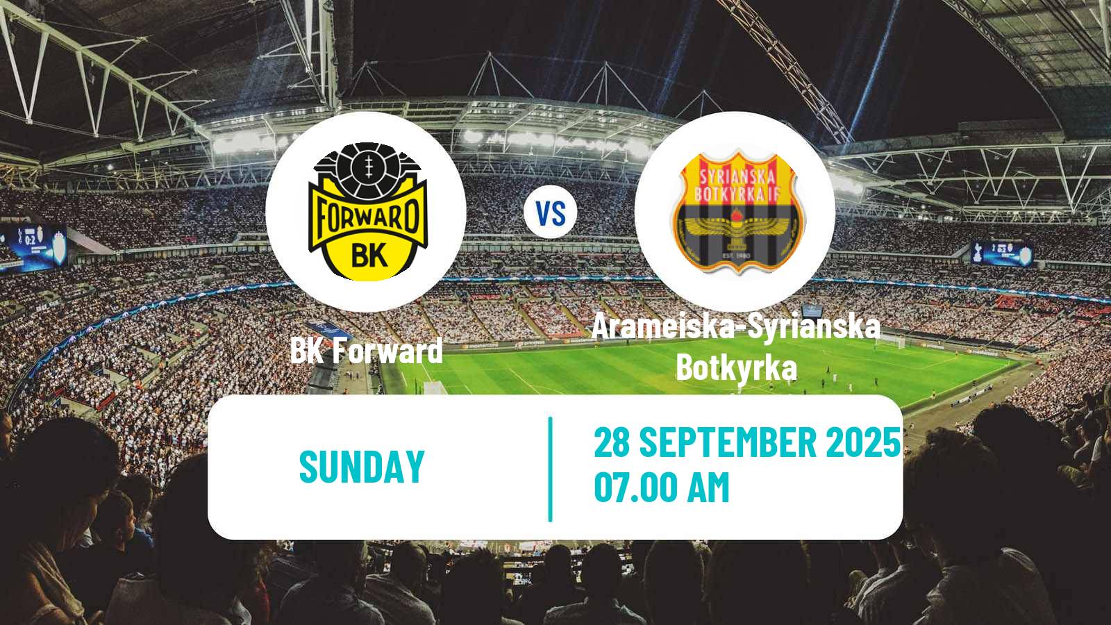 Soccer Swedish Division 2 - Södra Svealand Forward - Arameiska-Syrianska Botkyrka