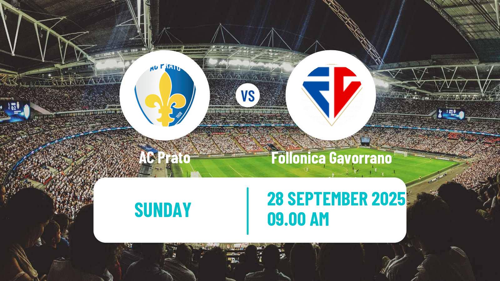 Soccer Italian Serie D - Group E Prato - Follonica Gavorrano