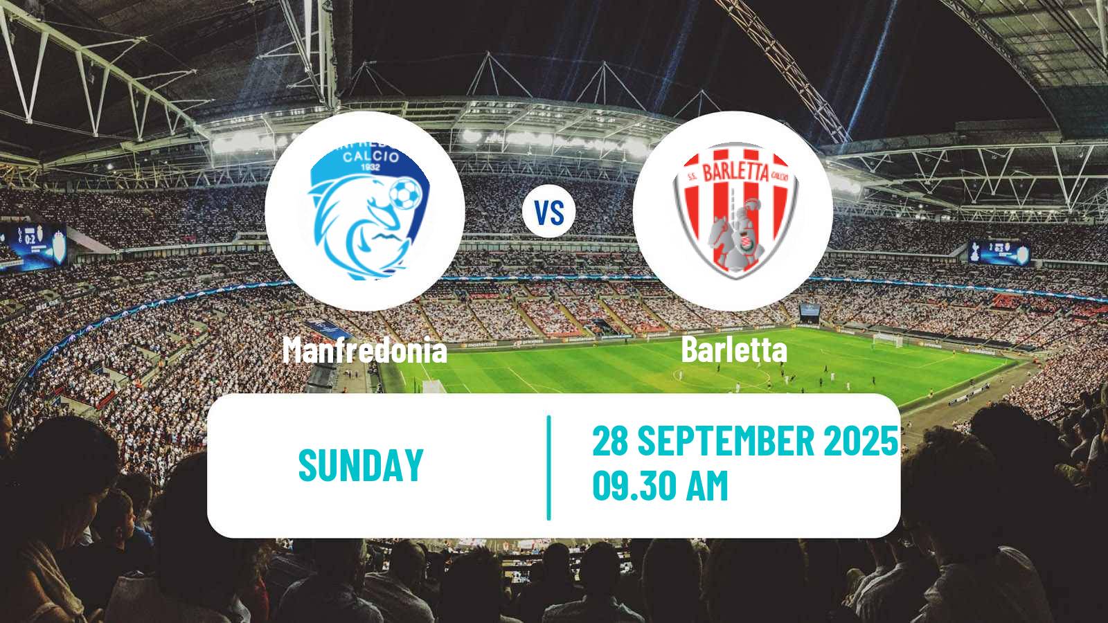 Soccer Italian Serie D - Group H Manfredonia - Barletta