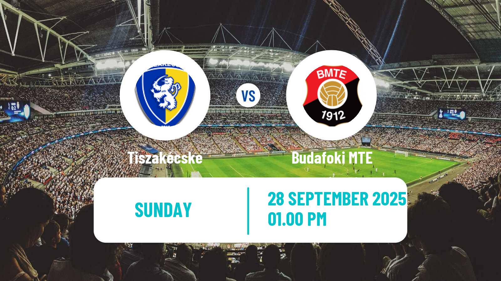 Soccer Hungarian NB II Tiszakécske - Budafoki