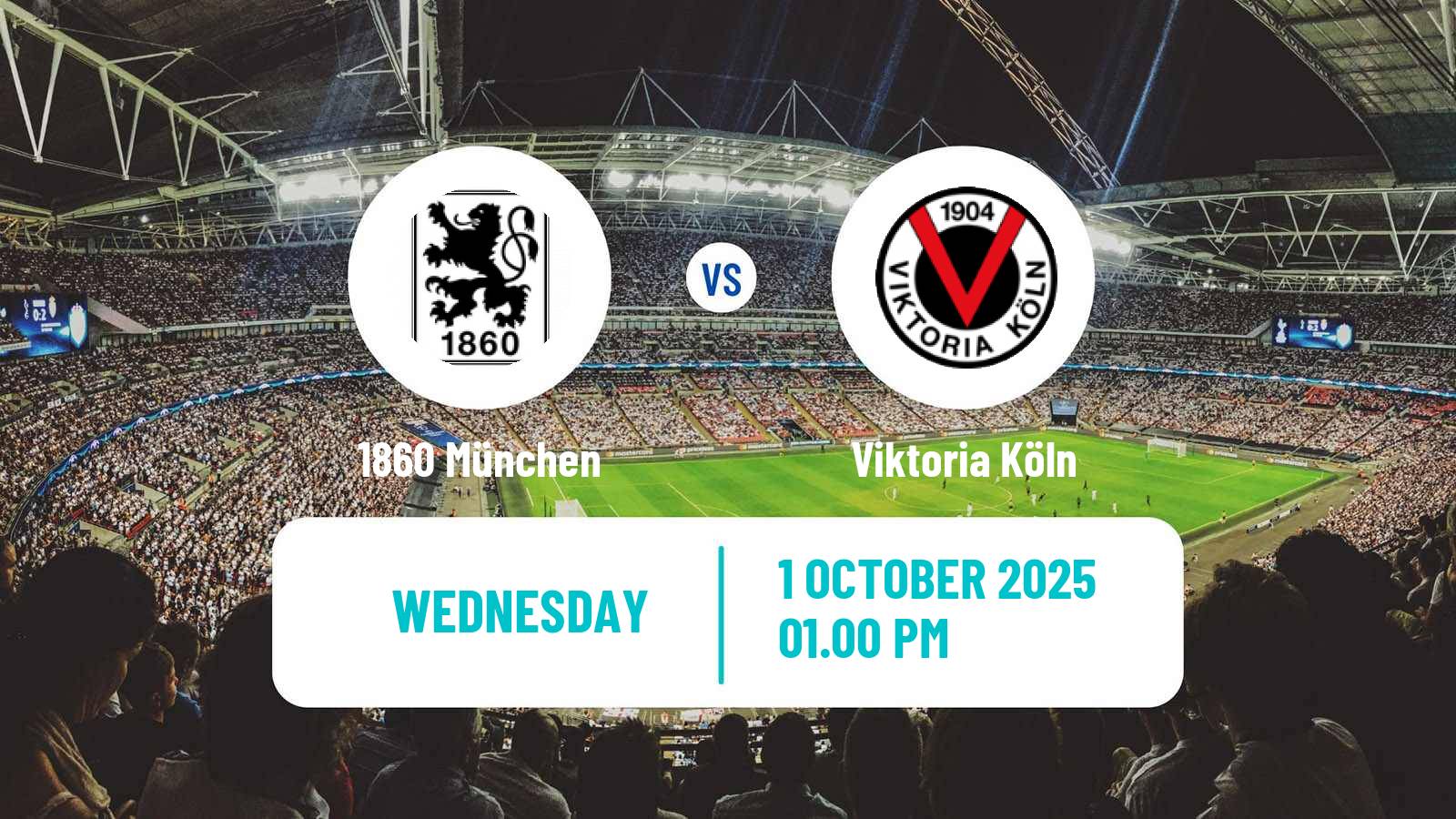 Soccer German 3 Bundesliga 1860 München - Viktoria Köln