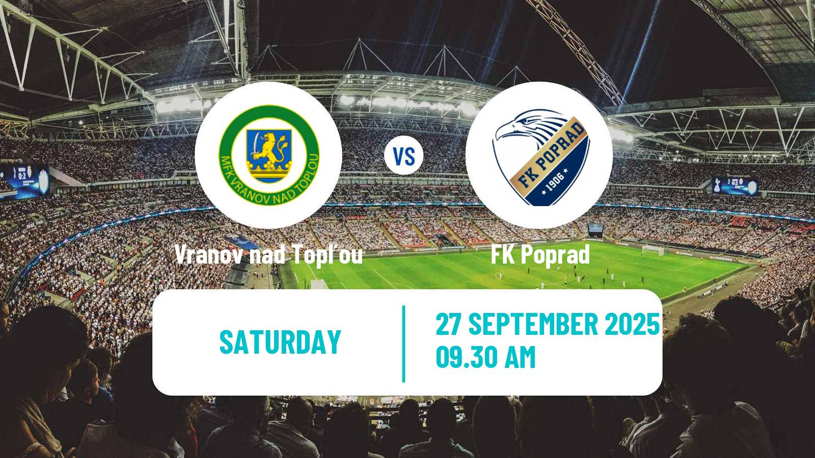 Soccer Slovak 3 Liga East Vranov nad Topľou - Poprad