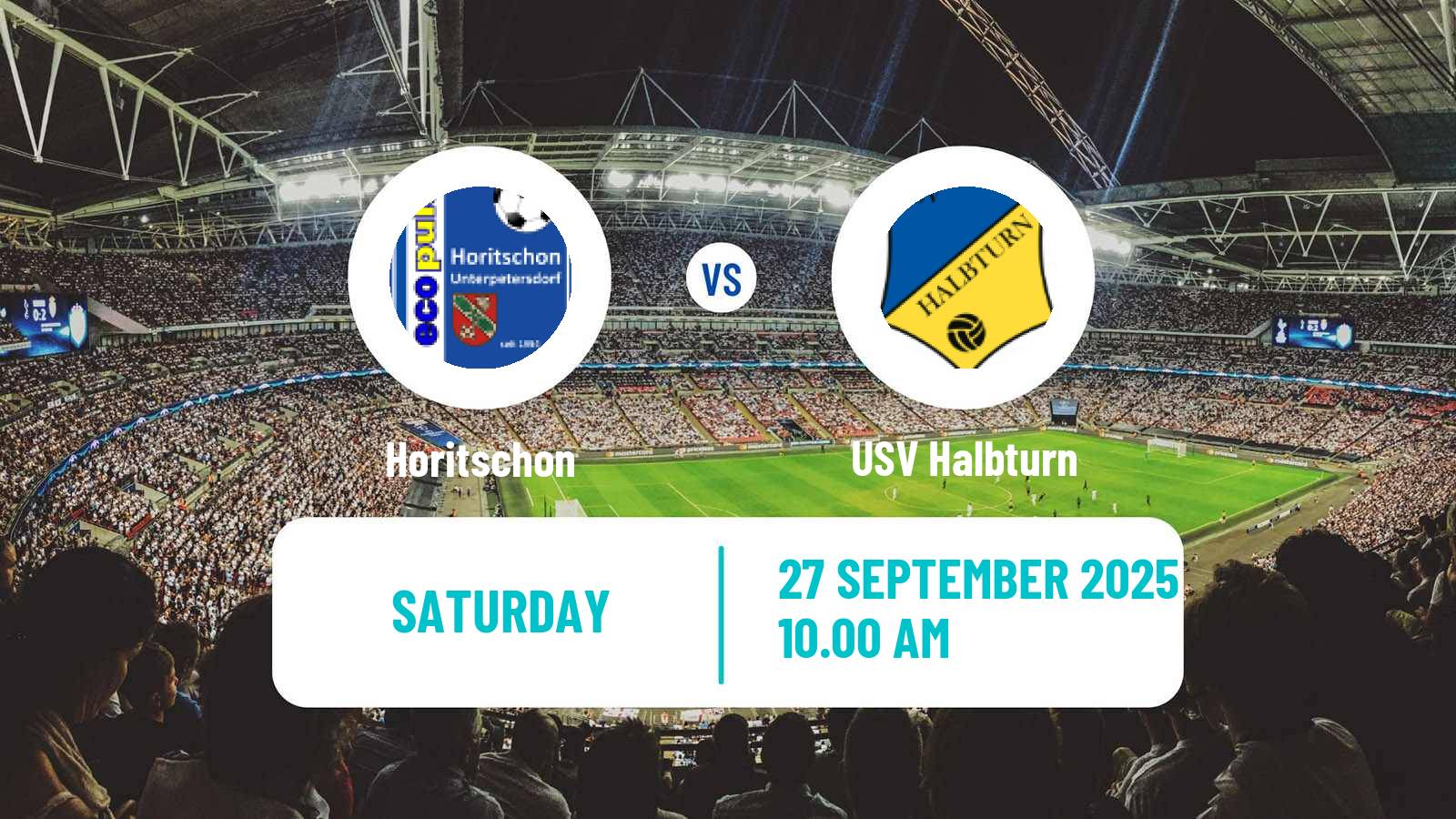 Soccer Austrian Landesliga Burgenland Horitschon - Halbturn