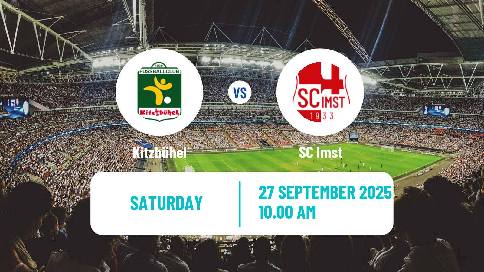 Soccer Austrian Regionalliga West Kitzbühel - Imst