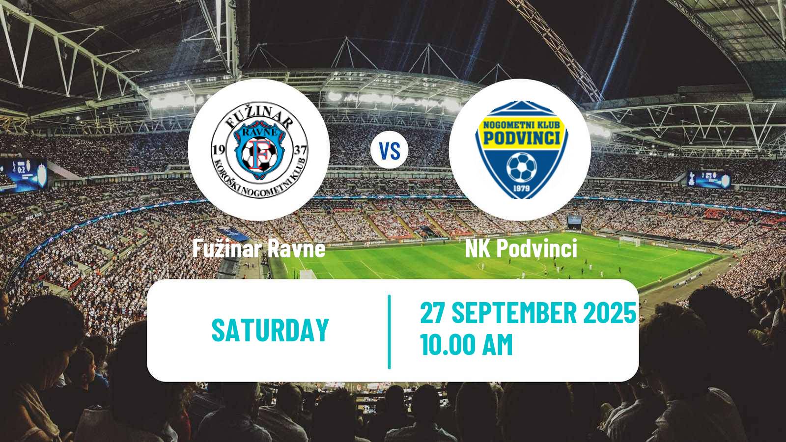 Soccer Slovenian 3 SNL East Fužinar Ravne - Podvinci