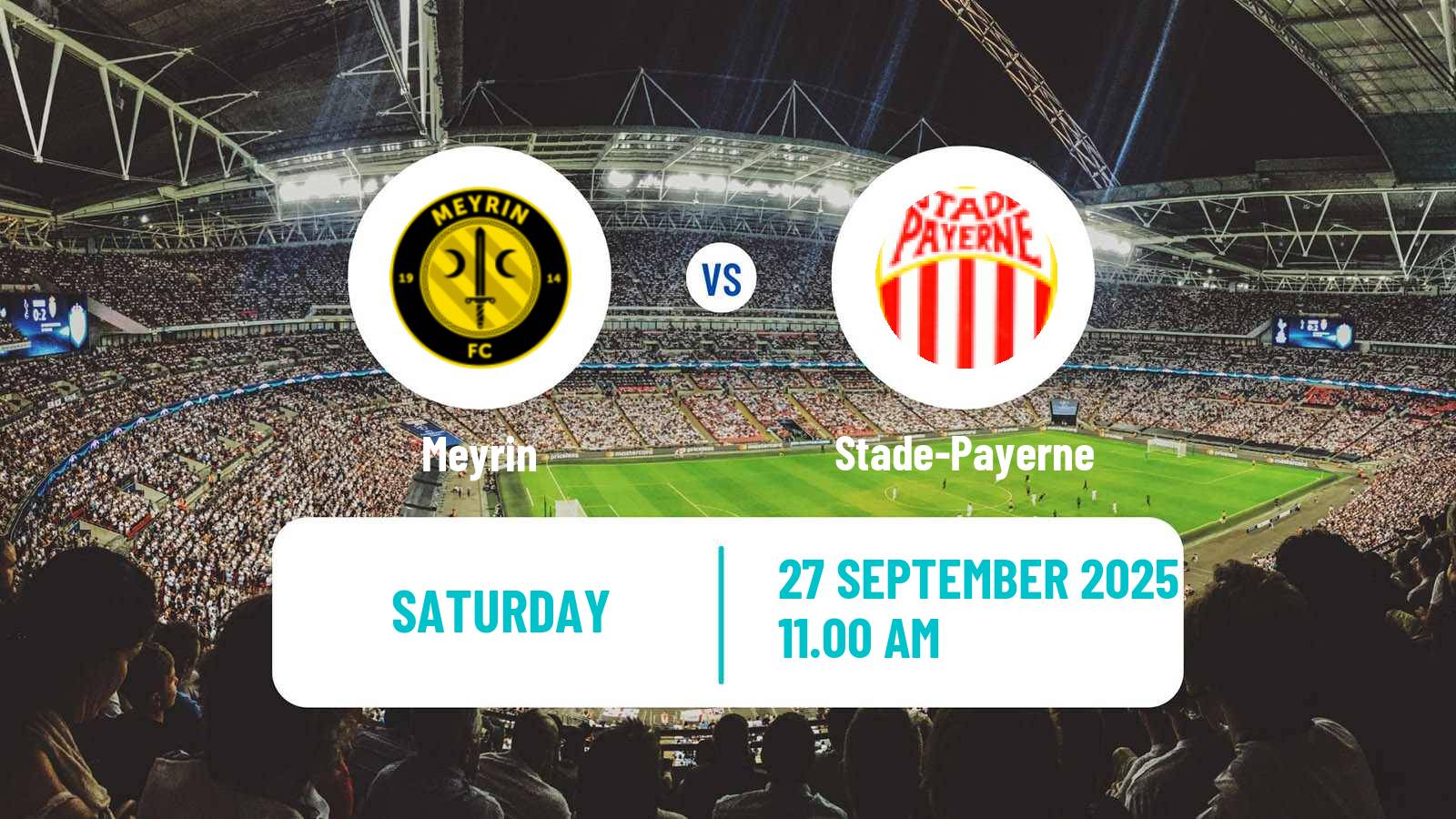 Soccer Swiss 1 Liga Classic Group 1 Meyrin - Stade-Payerne