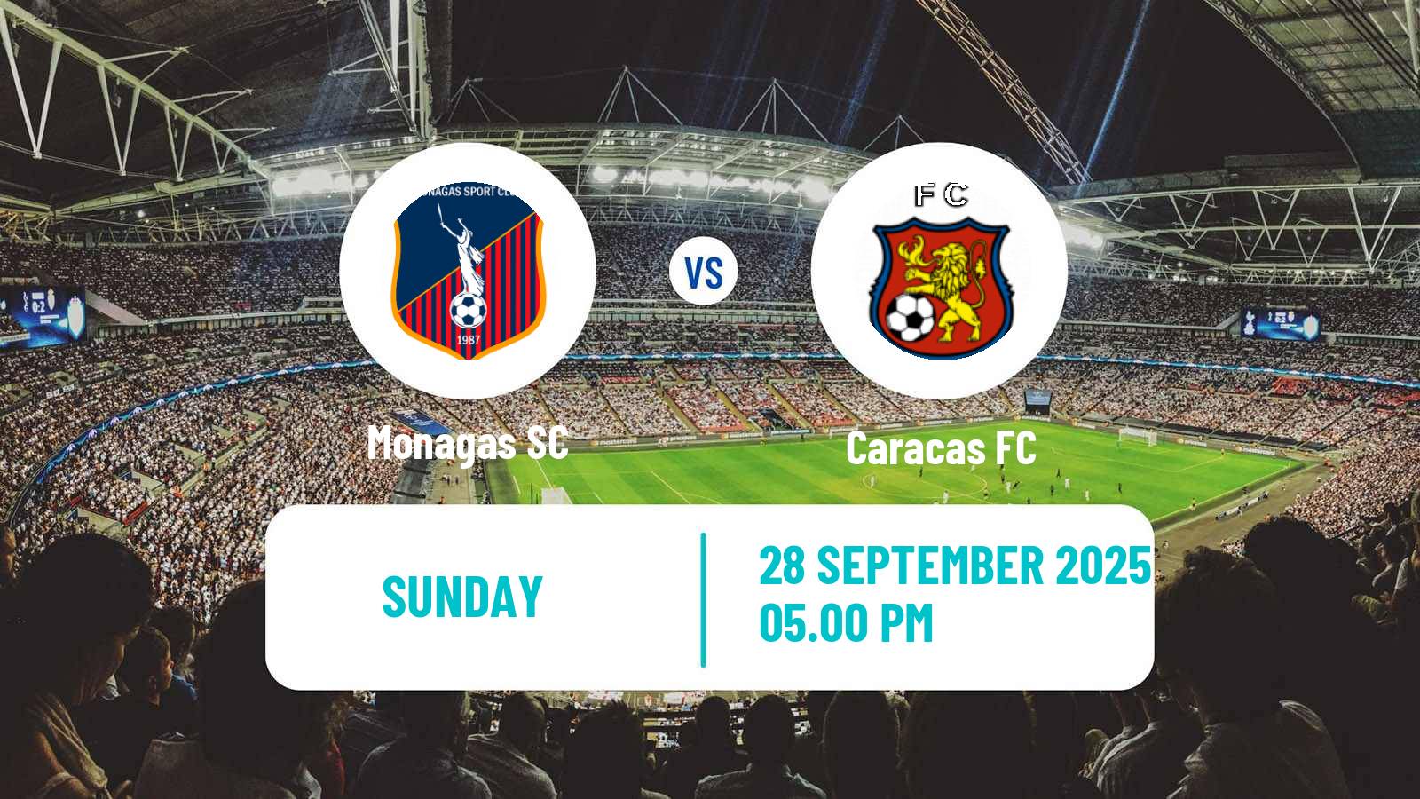 Soccer Venezuelan Primera Division Monagas - Caracas