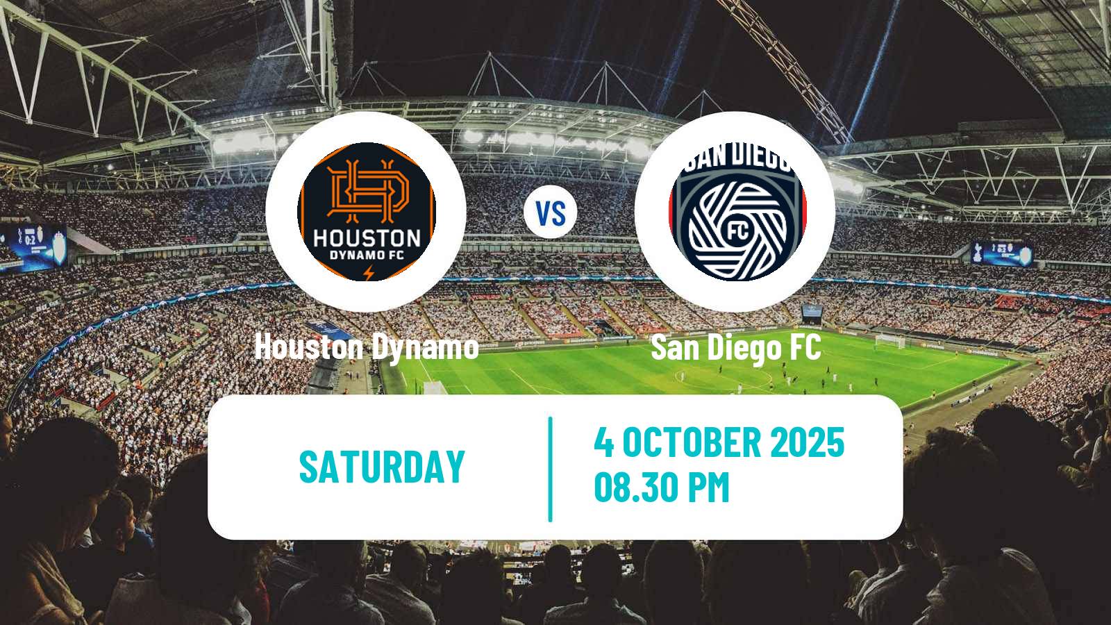 Soccer MLS Houston Dynamo - San Diego