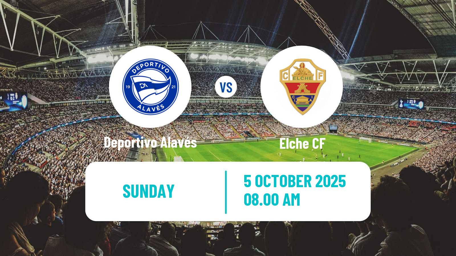 Soccer Spanish LaLiga Deportivo Alavés - Elche