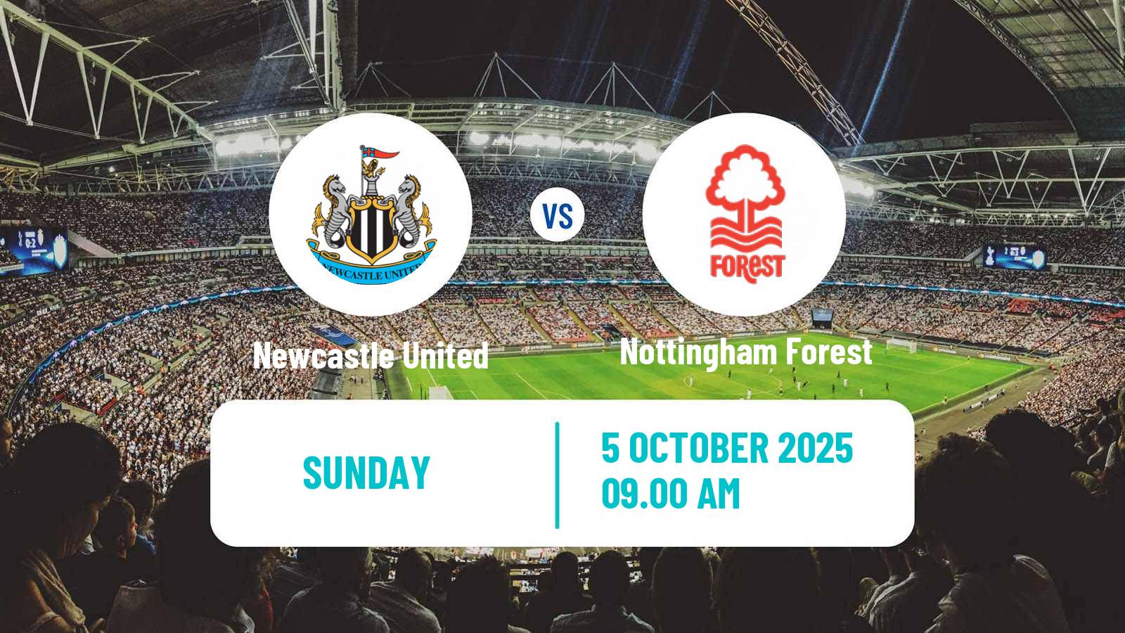 Soccer English Premier League Newcastle United - Nottingham Forest