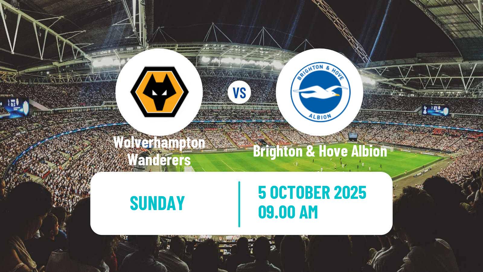 Soccer English Premier League Wolverhampton Wanderers - Brighton & Hove Albion