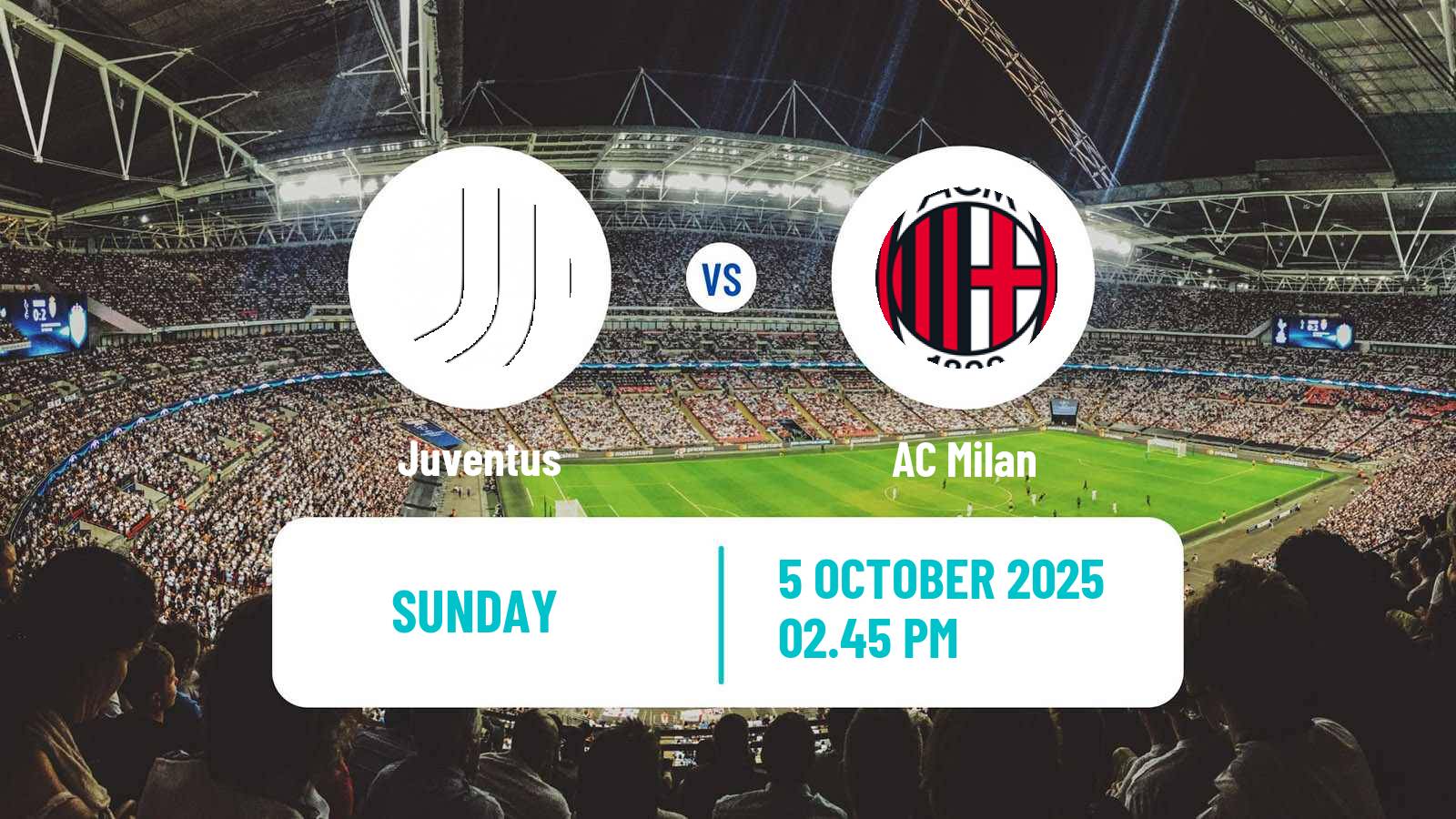 Soccer Italian Serie A Juventus - Milan
