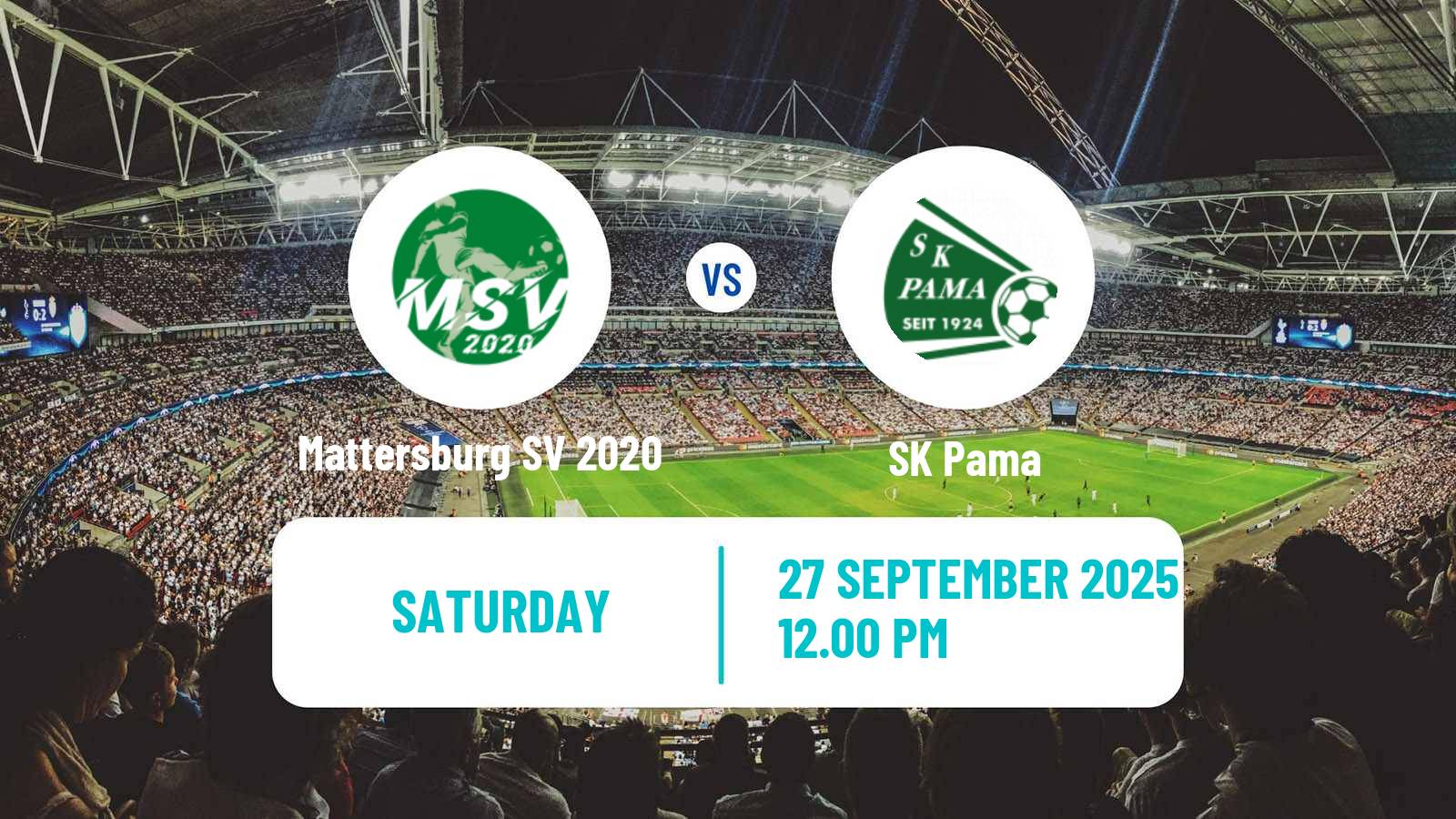 Soccer Austrian Landesliga Burgenland Mattersburg SV 2020 - Pama
