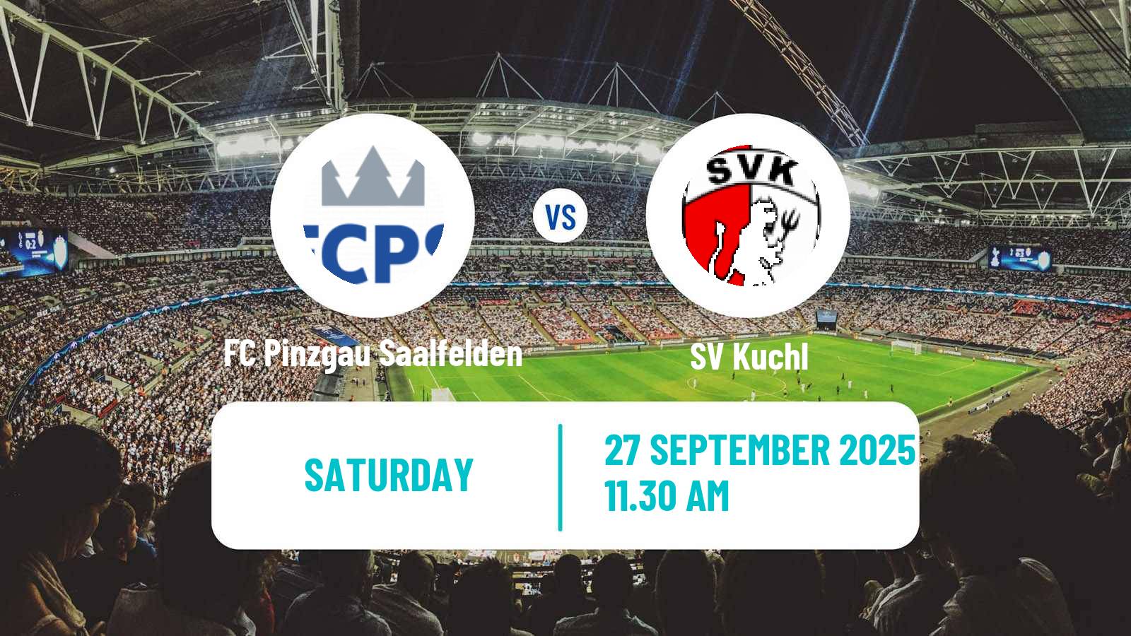 Soccer Austrian Regionalliga West FC Pinzgau Saalfelden - Kuchl