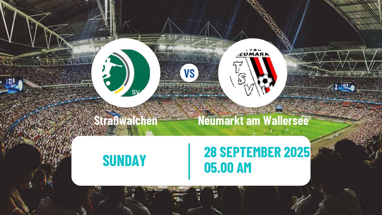 Soccer Austrian Landesliga Salzburg Straßwalchen - Neumarkt am Wallersee
