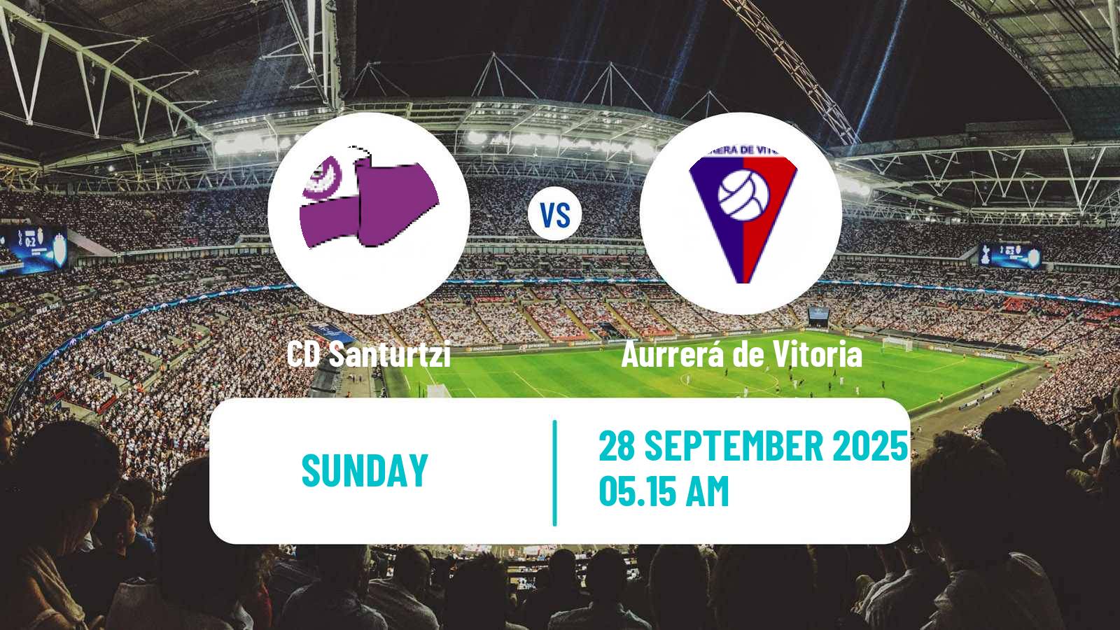 Soccer Spanish Tercera RFEF - Group 4 Santurtzi - Aurrerá de Vitoria