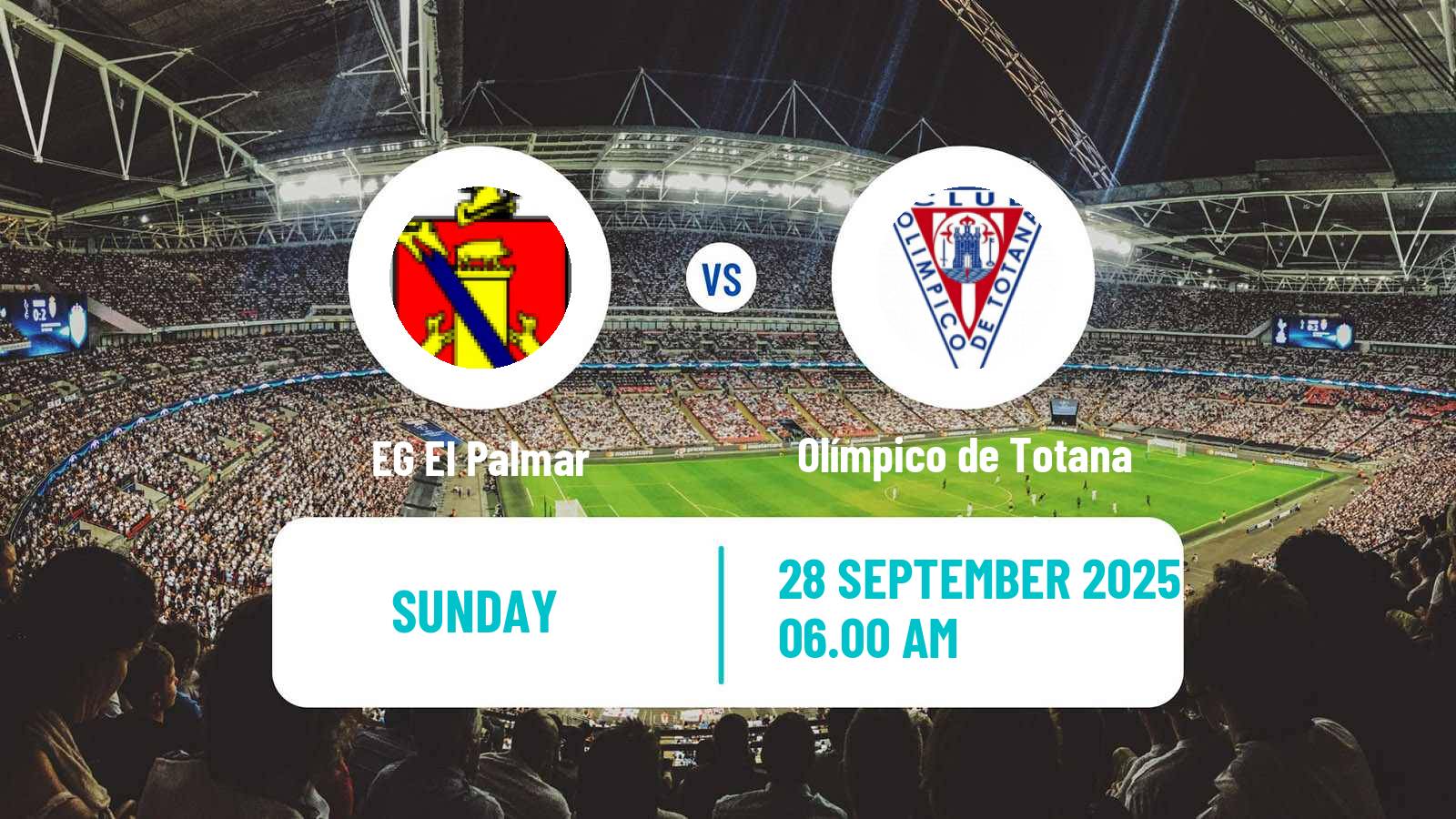 Soccer Spanish Tercera RFEF - Group 13 El Palmar - Olímpico de Totana