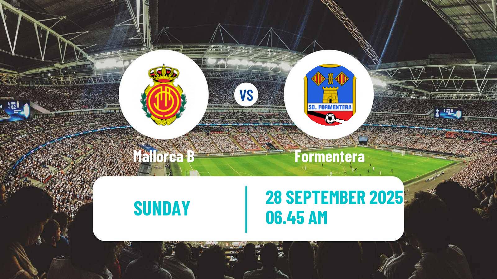 Soccer Spanish Tercera RFEF - Group 11 Mallorca B - Formentera