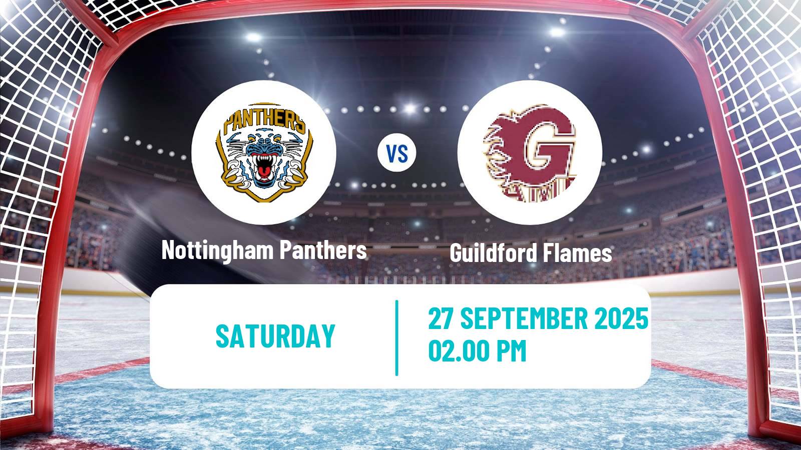 Hockey United Kingdom Challenge Cup Ice Hockey Nottingham Panthers - Guildford Flames
