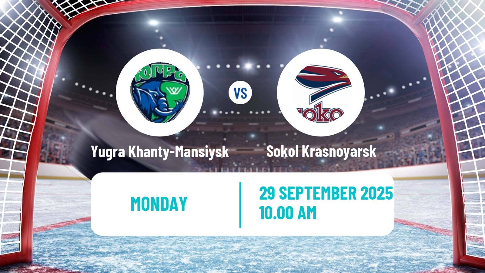 Hockey VHL Yugra Khanty-Mansiysk - Sokol Krasnoyarsk