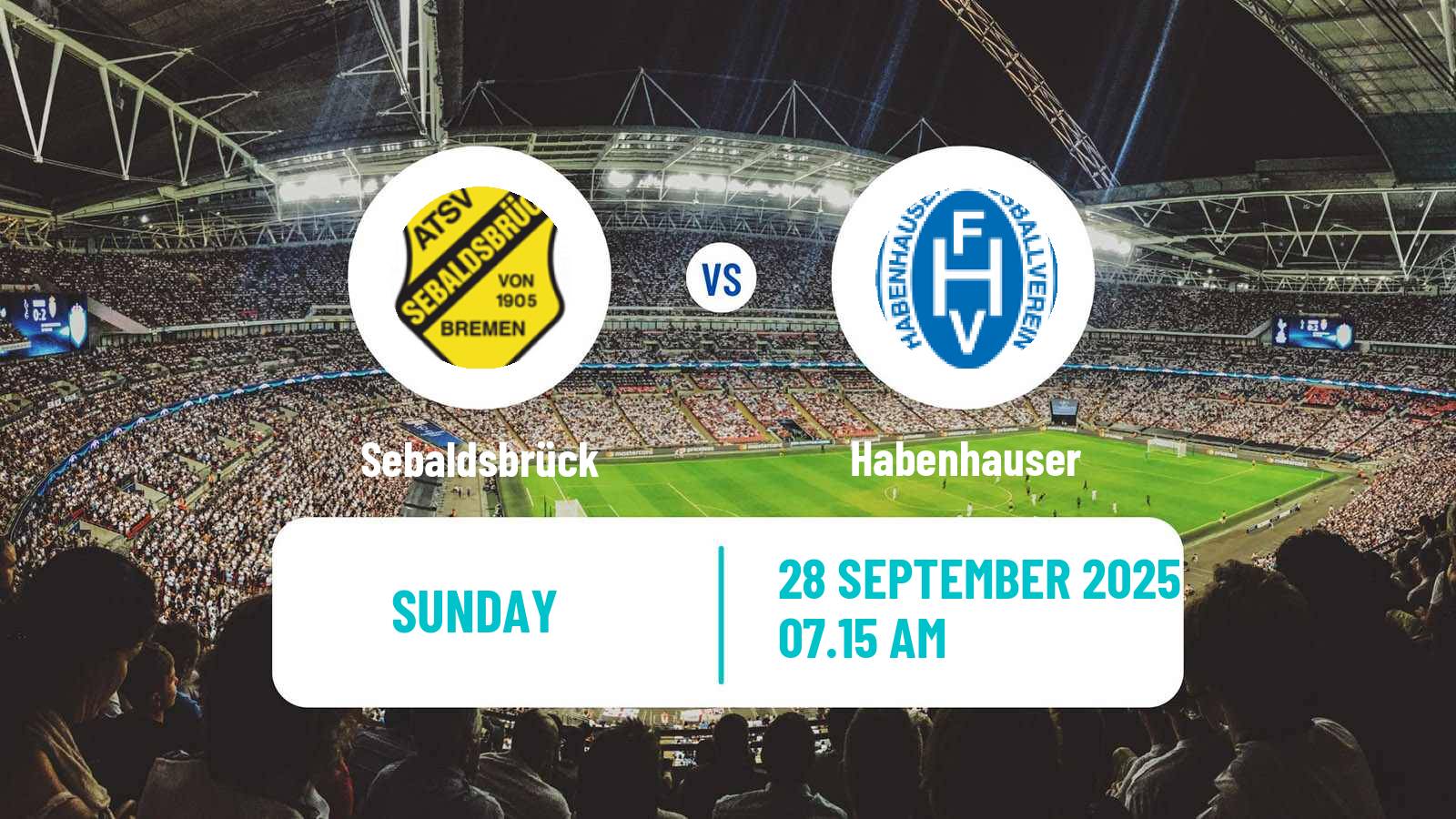 Soccer German Oberliga Bremen Sebaldsbrück - Habenhauser