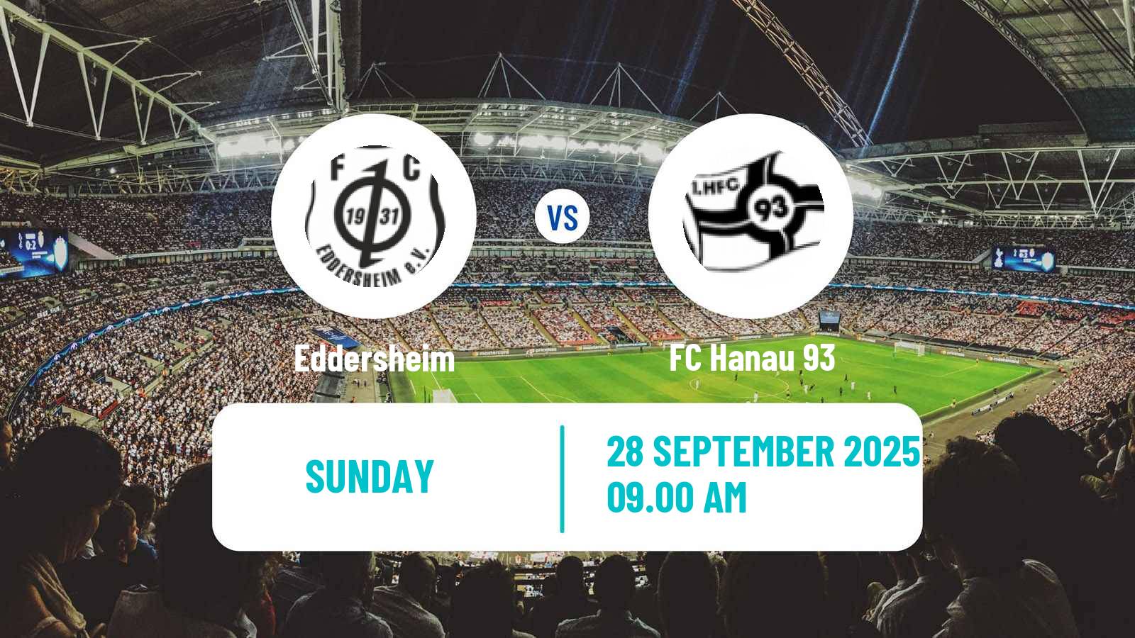 Soccer German Oberliga Hessen Eddersheim - Hanau