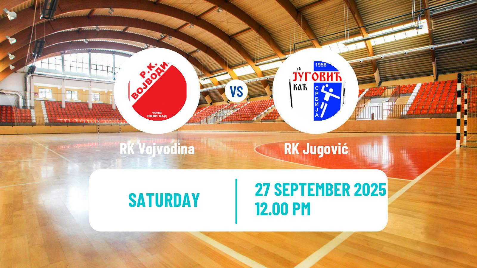 Handball Serbian Superliga Handball RK Vojvodina - Jugović
