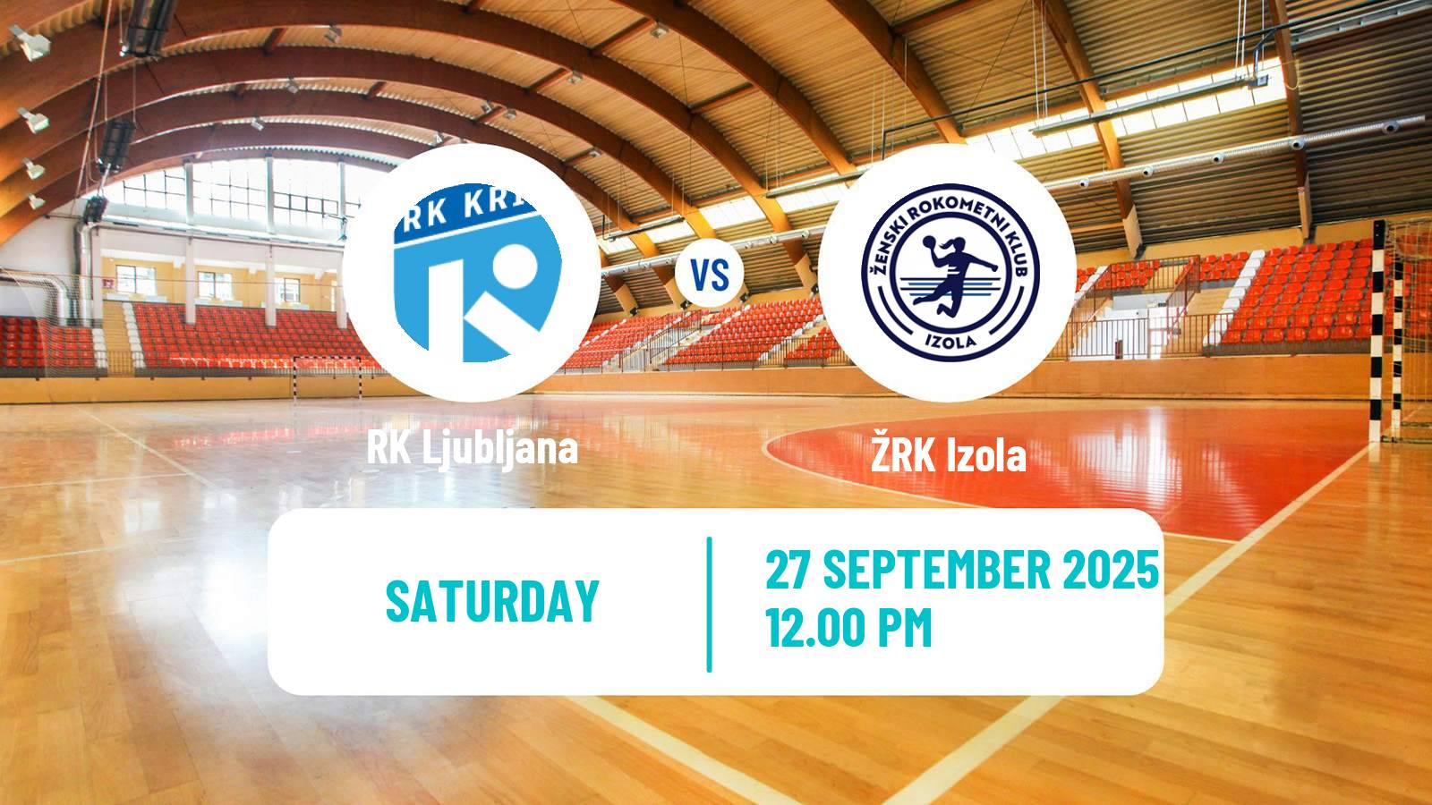 Handball Slovenian 1 A DRL Women Ljubljana - Izola