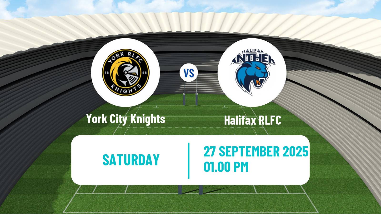 Rugby league English Championship Rugby League York City Knights - Halifax
