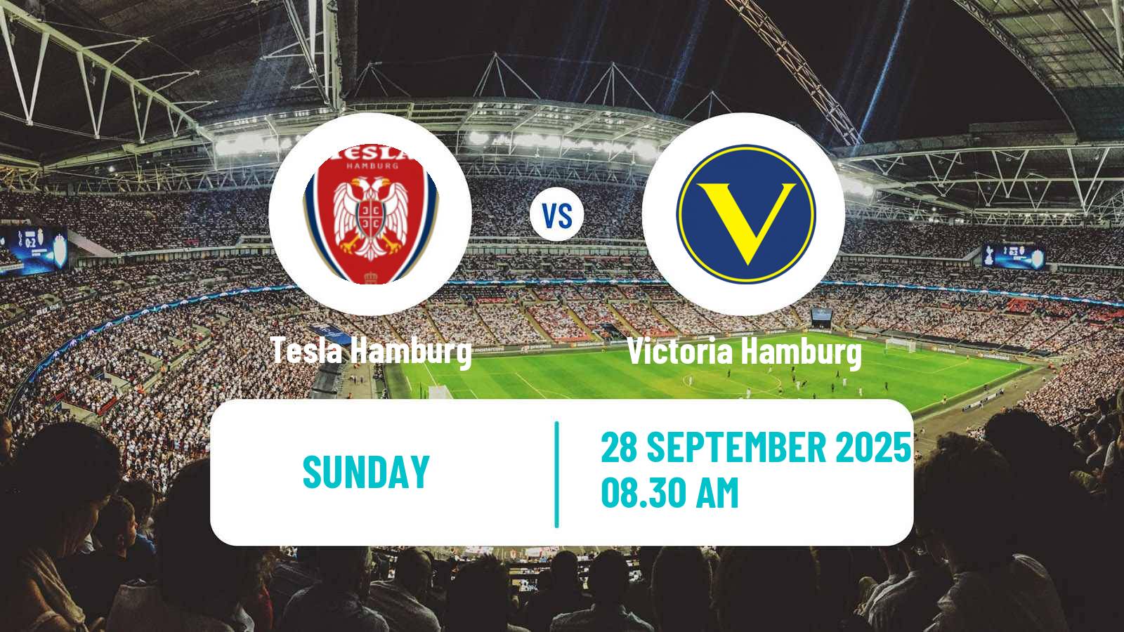 Soccer German Oberliga Hamburg Tesla Hamburg - Victoria Hamburg