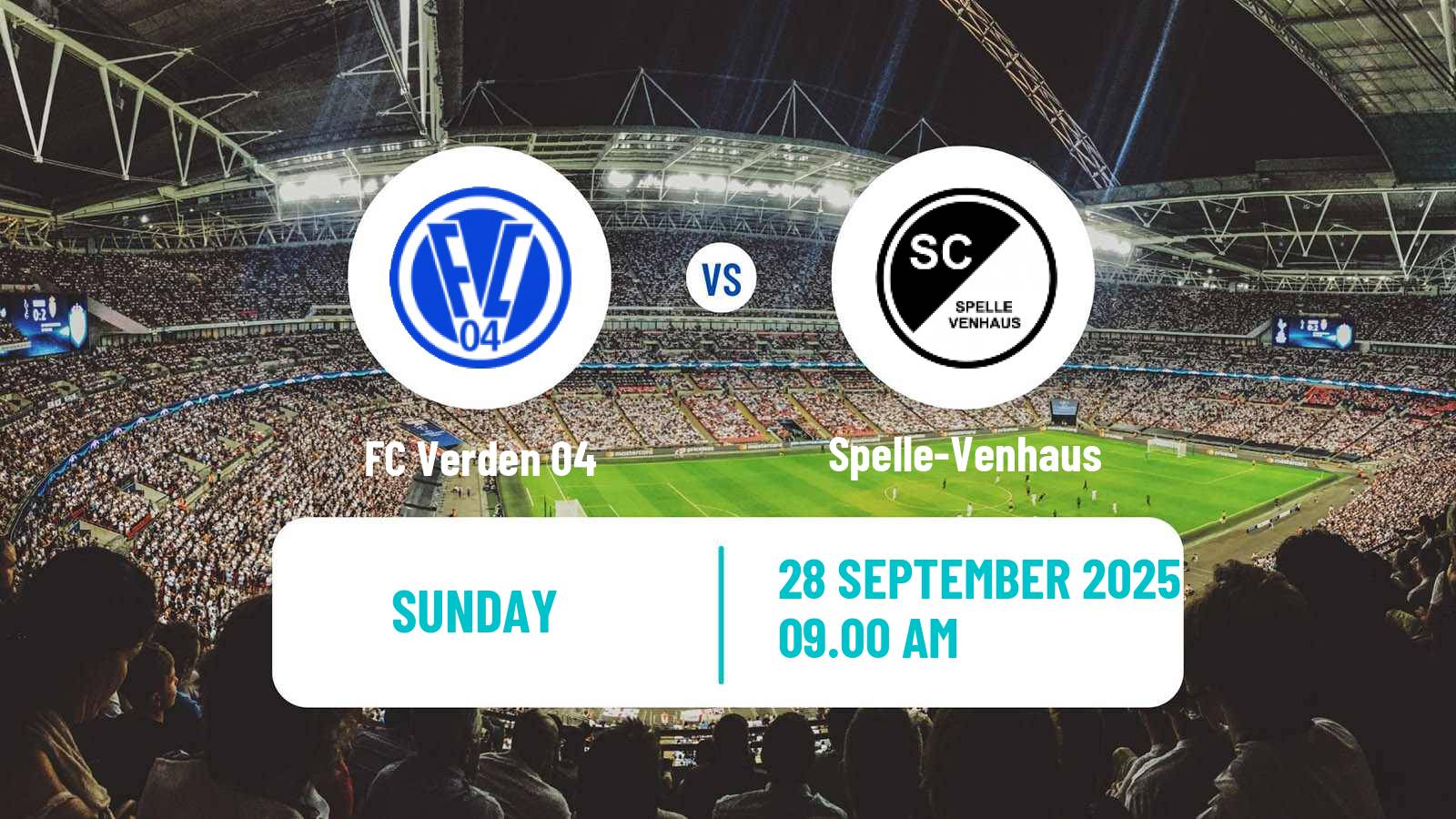 Soccer German Oberliga Niedersachsen Verden - Spelle-Venhaus