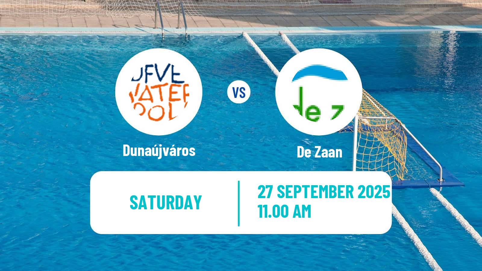 Water polo Champions League Water Polo Women Dunaújváros - De Zaan
