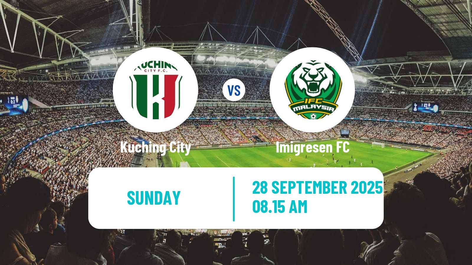 Soccer Malaysian Super League Kuching City - Imigresen
