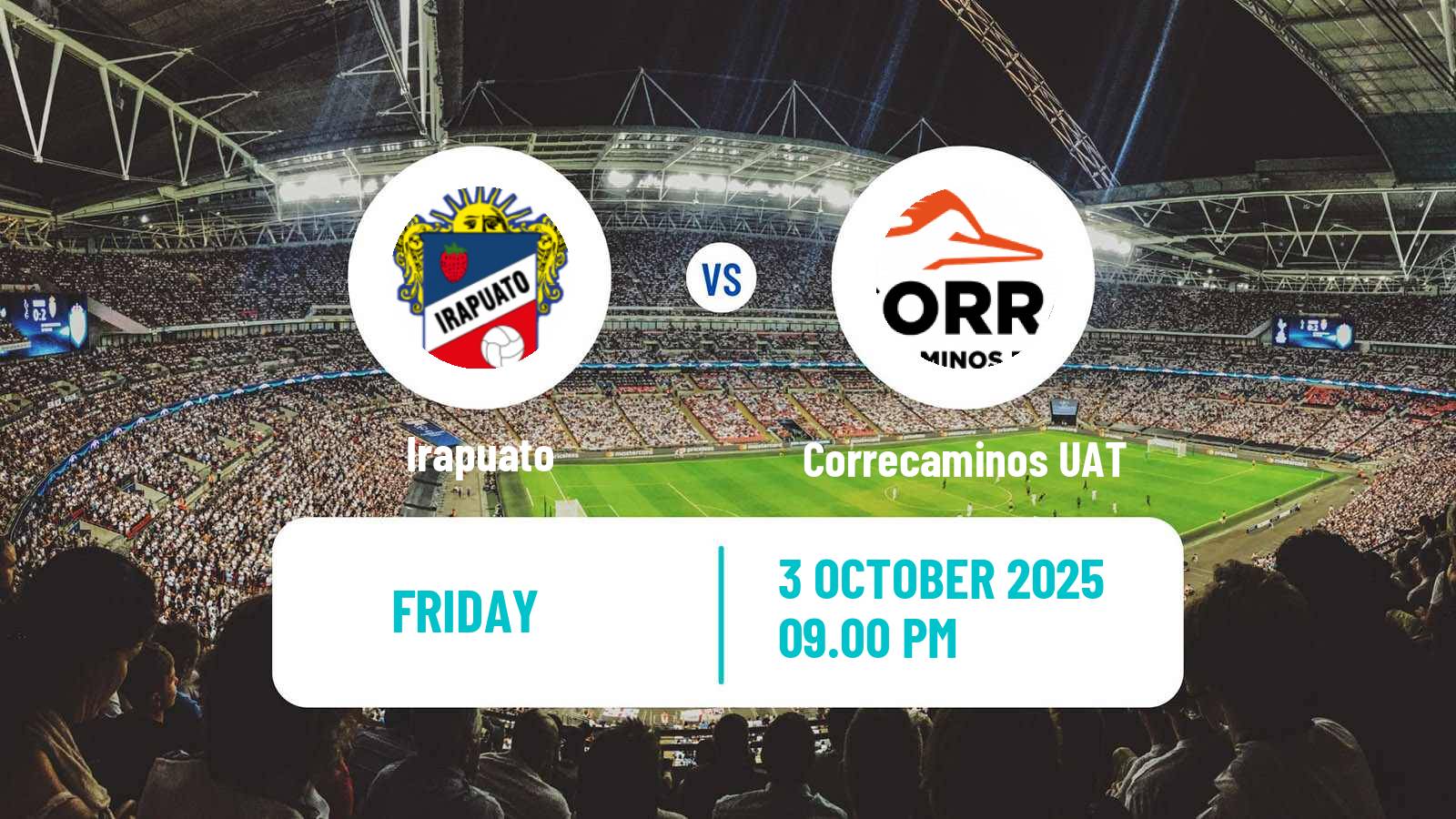 Soccer Mexican Liga de Expansion MX Irapuato - Correcaminos UAT