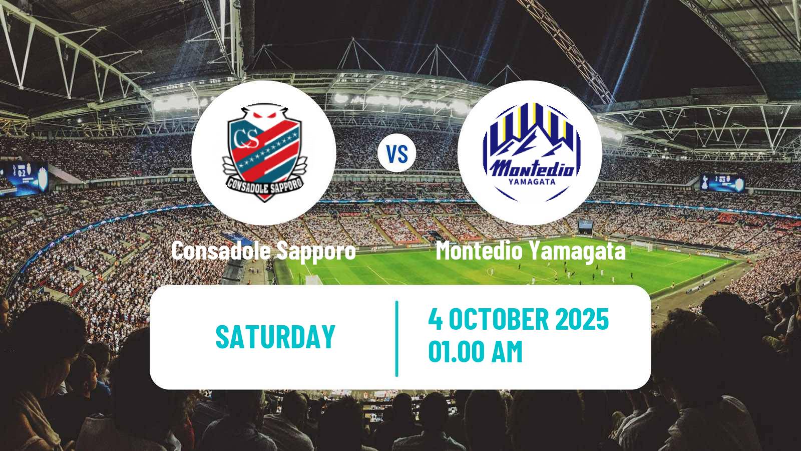 Soccer Japan J2 League Consadole Sapporo - Montedio Yamagata