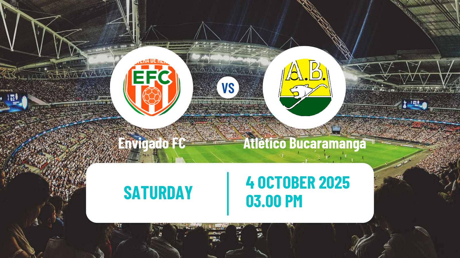 Soccer Colombian Primera A Envigado - Atlético Bucaramanga