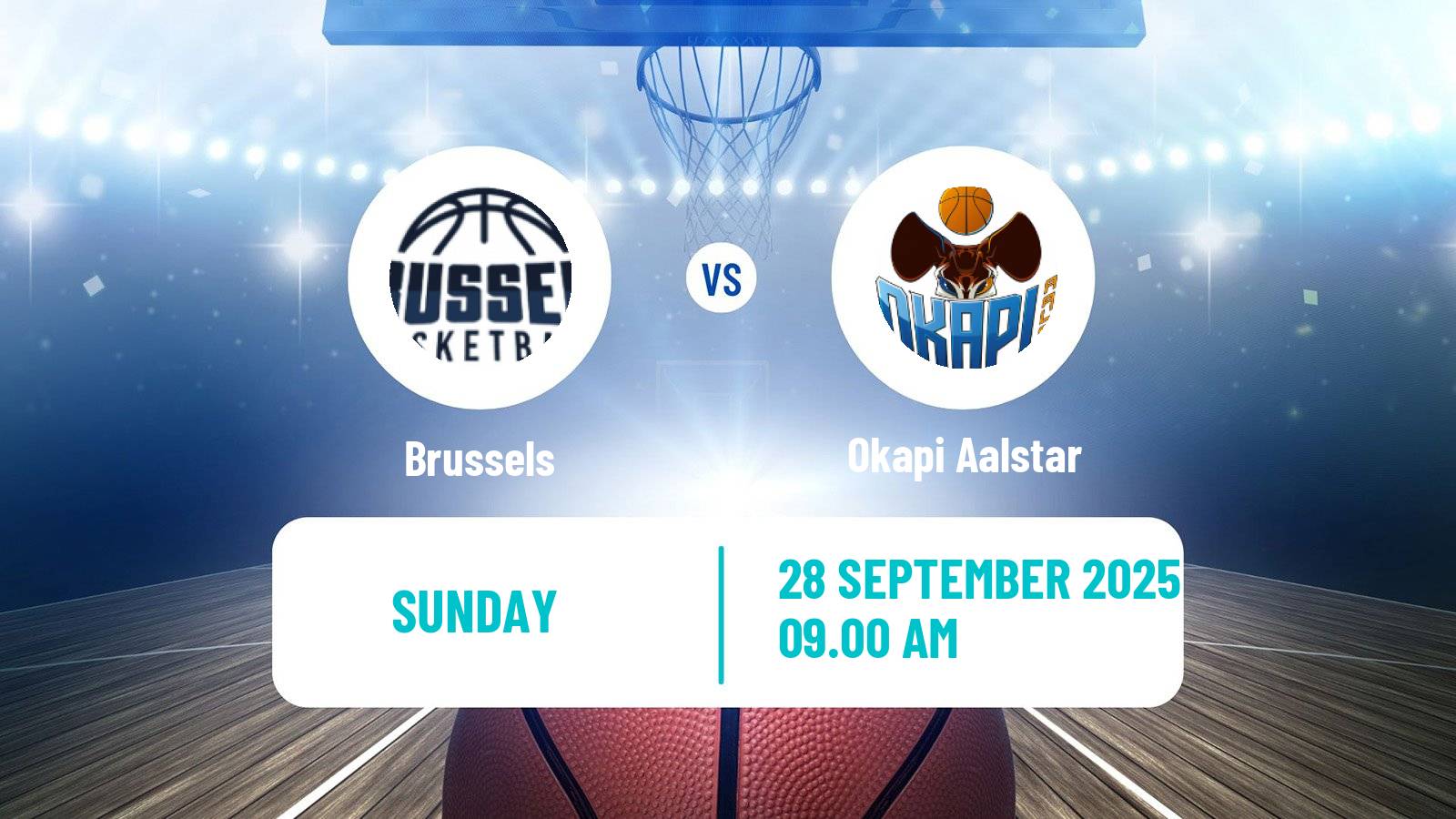 Basketball BNXT League Brussels - Okapi Aalstar