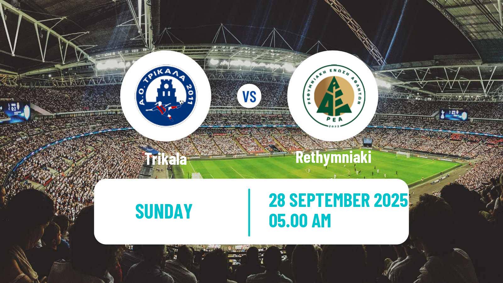 Soccer Greek Division A Women Trikala - Rethymniaki