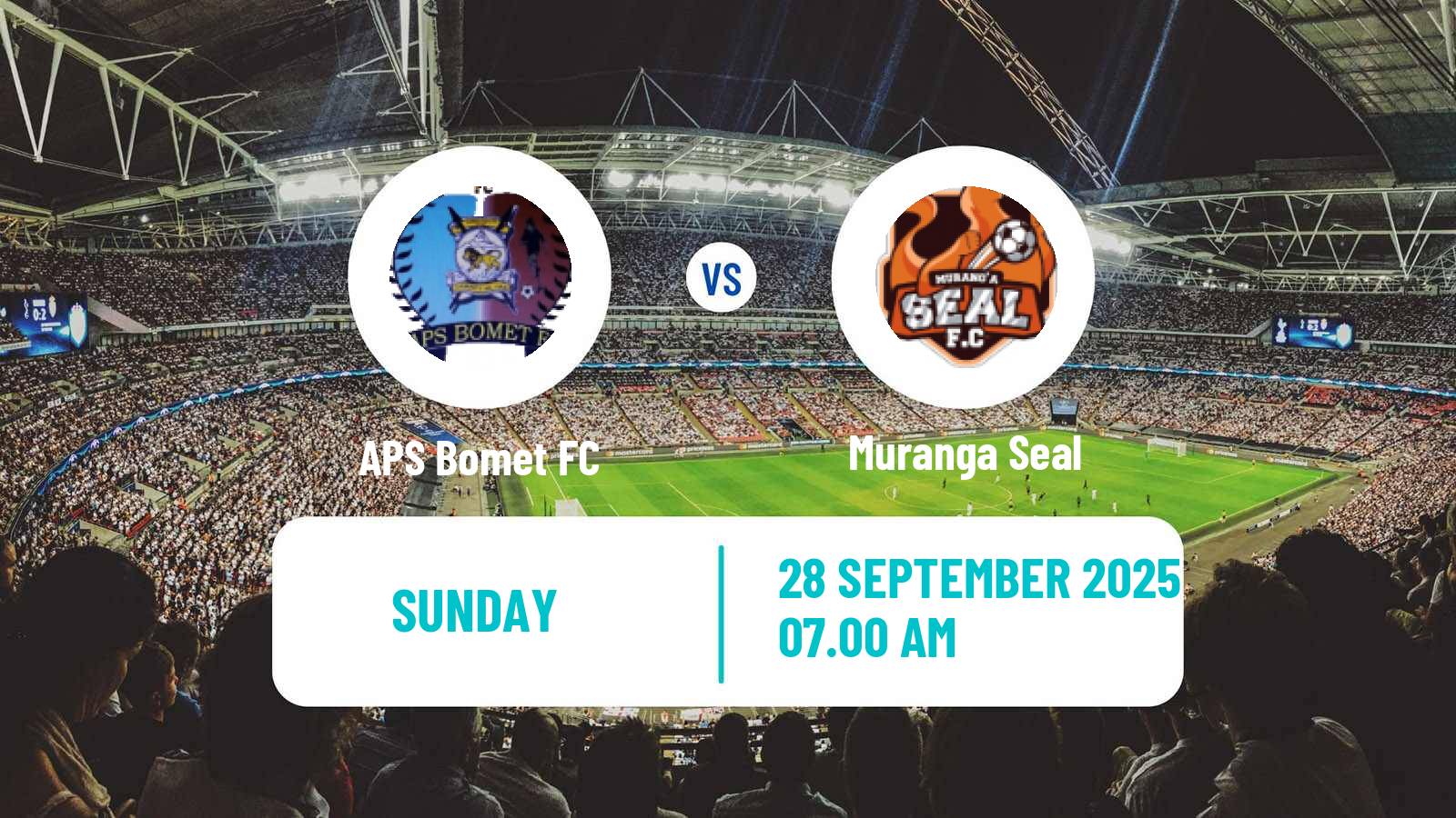 Soccer Kenyan Premier League APS Bomet - Muranga Seal